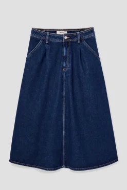 Promod Jupe midi en jean Femme - Jean brut Jeanbrut Fashion