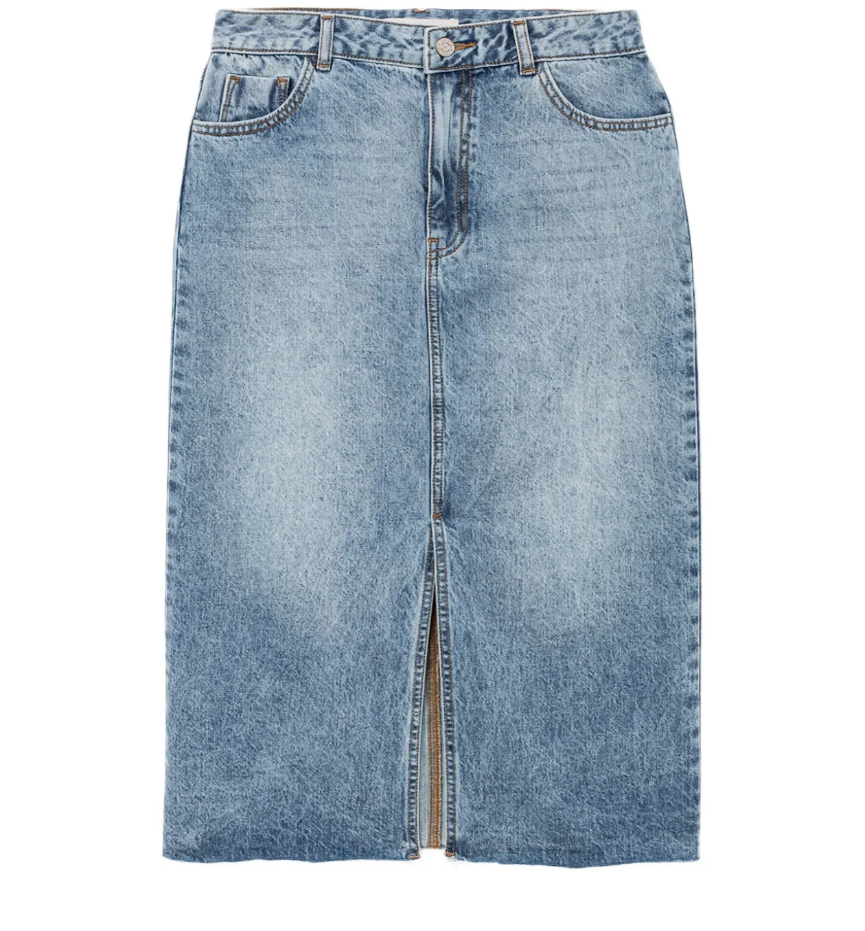 Promod Jupe midi en jean Femme - Jean moyen Jeanmoyen Best