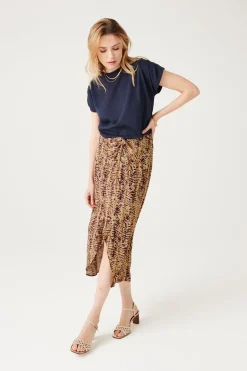 Promod Jupe midi imprimée Femme - Imprimé écru Impriméécru Store