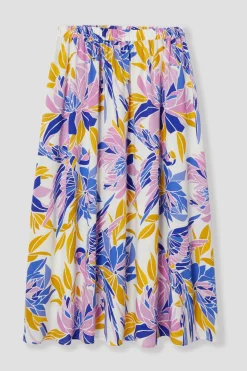 Promod Jupe midi imprimée Femme - Imprimé écru Impriméécru Shop