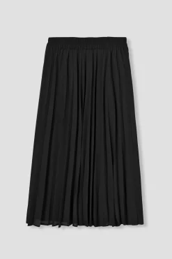 Promod Jupe midi plissée Femme - Noir Store
