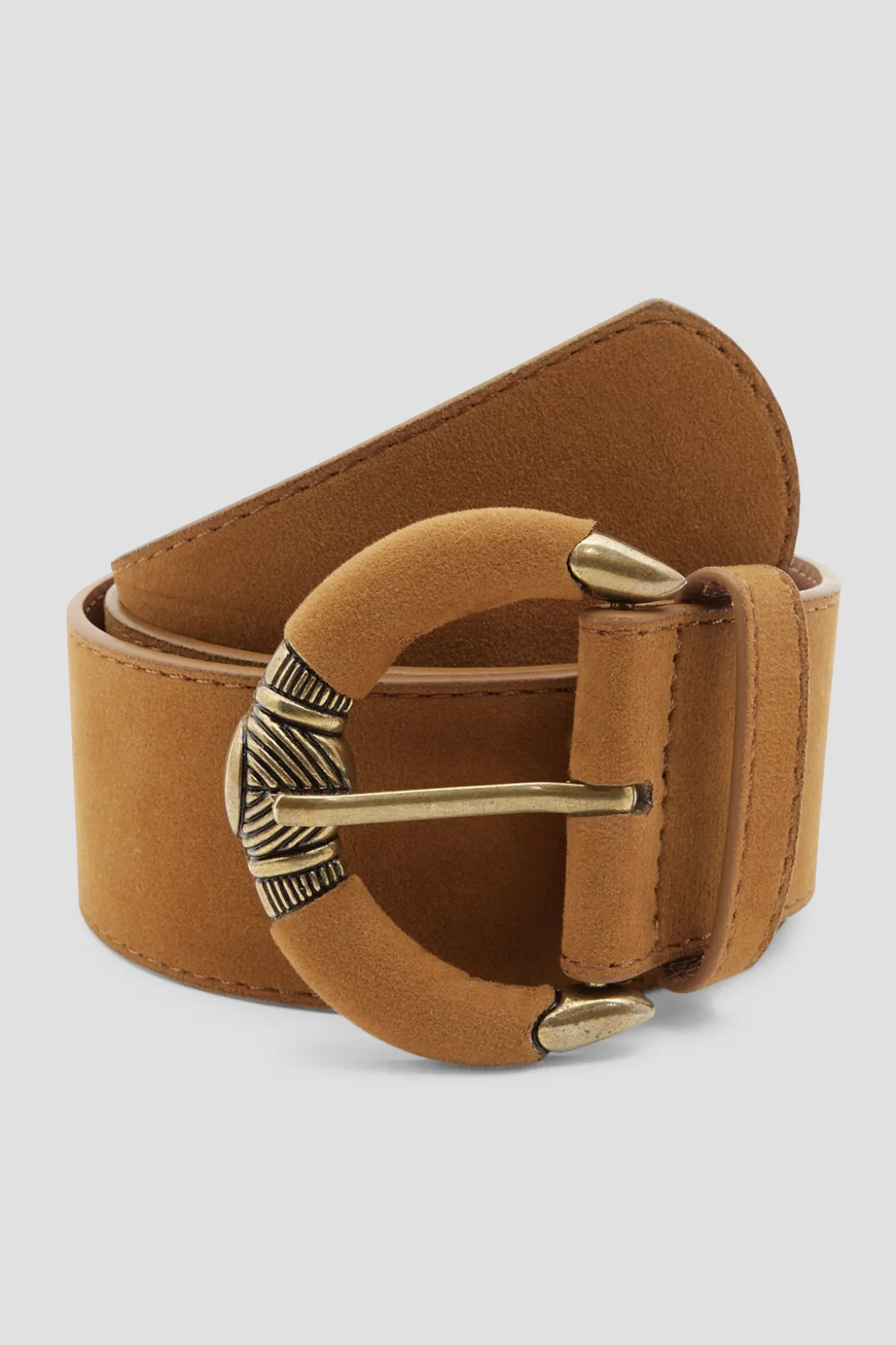 Promod Large ceinture Femme - Camel Outlet