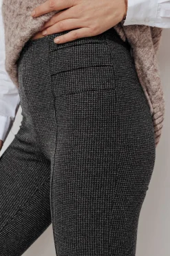 Promod Legging d'hiver à carreaux - Imprimé noir Impriménoir Shop
