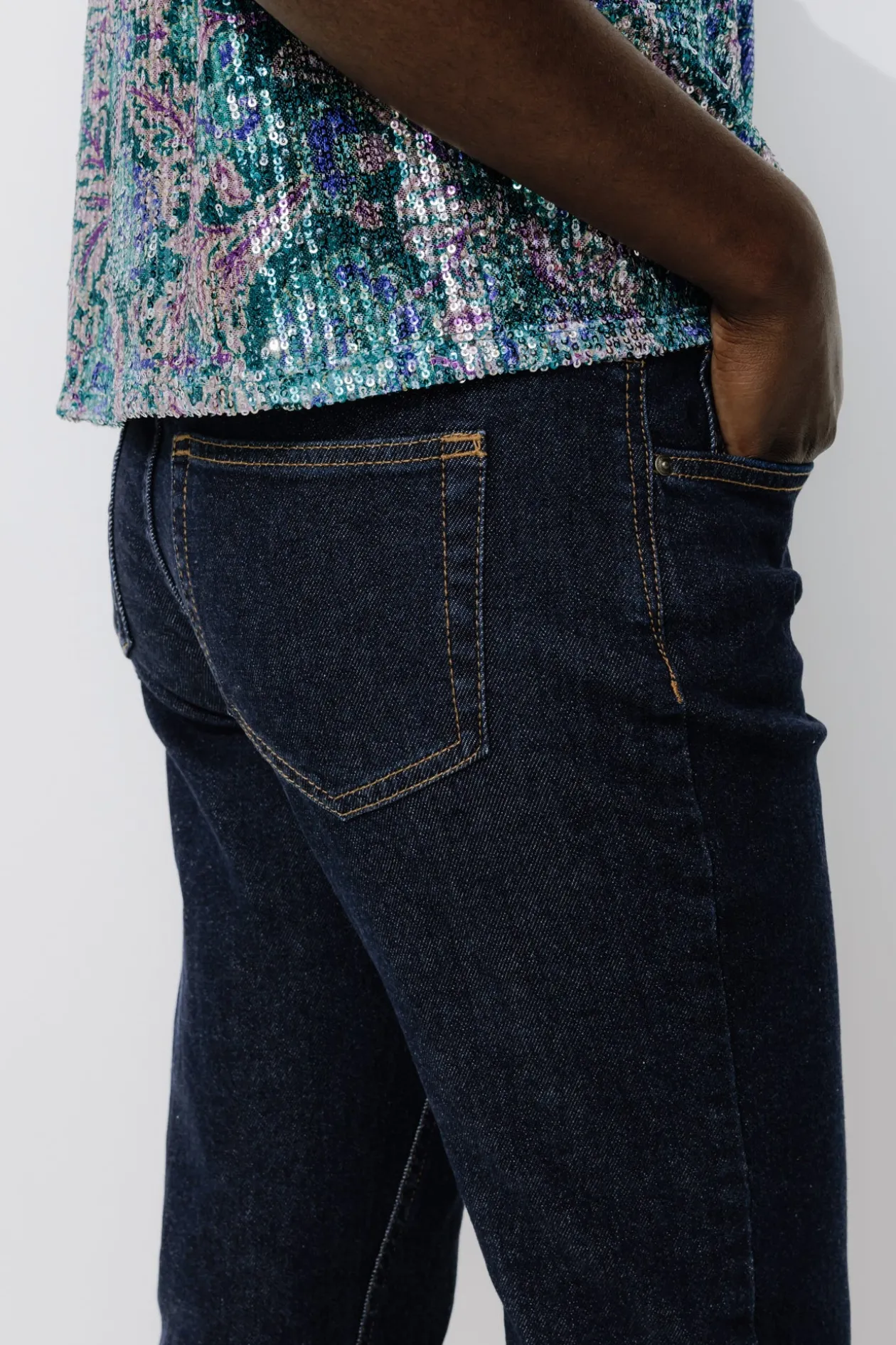 Promod LUCIEN jean girlfriend Femme - Jean rinse Jeanrinse Clearance