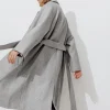 Promod Manteau en laine mélangée - Gris clair Grisclair Fashion