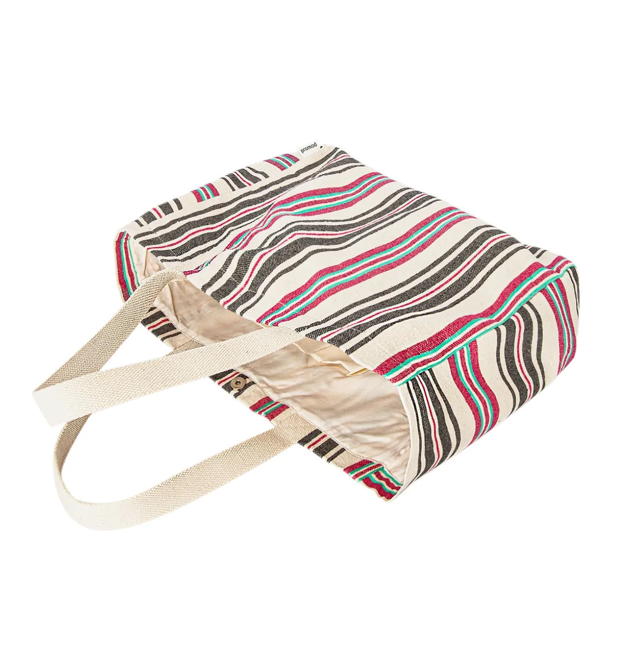Promod Maxi sac de plage rayé - Rayures multicolores Rayuresmulticolores Outlet