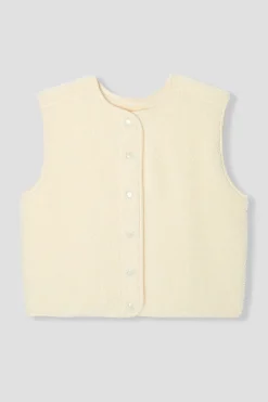Promod PALOMA en moumoute réversible - Ecru Shop