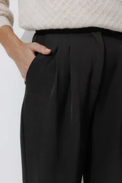 Promod Pantalon à pinces Femme - Noir Store
