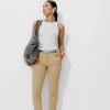 Promod Pantalon cigarette Femme - Beige Store
