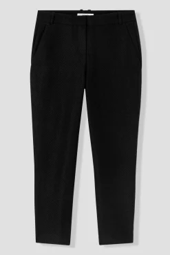 Promod Pantalon cigarette Femme - Noir Clearance
