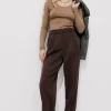 Promod Pantalon de tailleur Femme - Marron Online