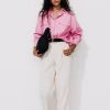 Promod Pantalon de tailleur Femme - Ecru Discount