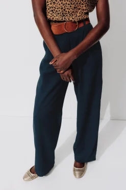 Promod Pantalon de tailleur Femme - Marine Clearance