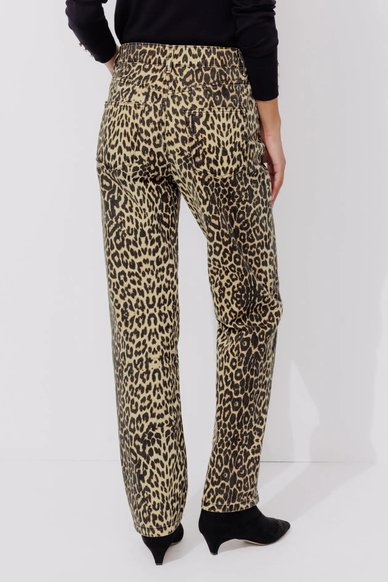 Promod Pantalon droit léopard Femme - Imprimé multicolore Imprimémulticolore Store