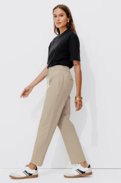 Promod Pantalon jogpant Femme - Ecru Outlet
