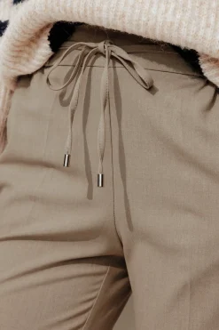 Promod Pantalon jogpant Femme - Ecru Outlet