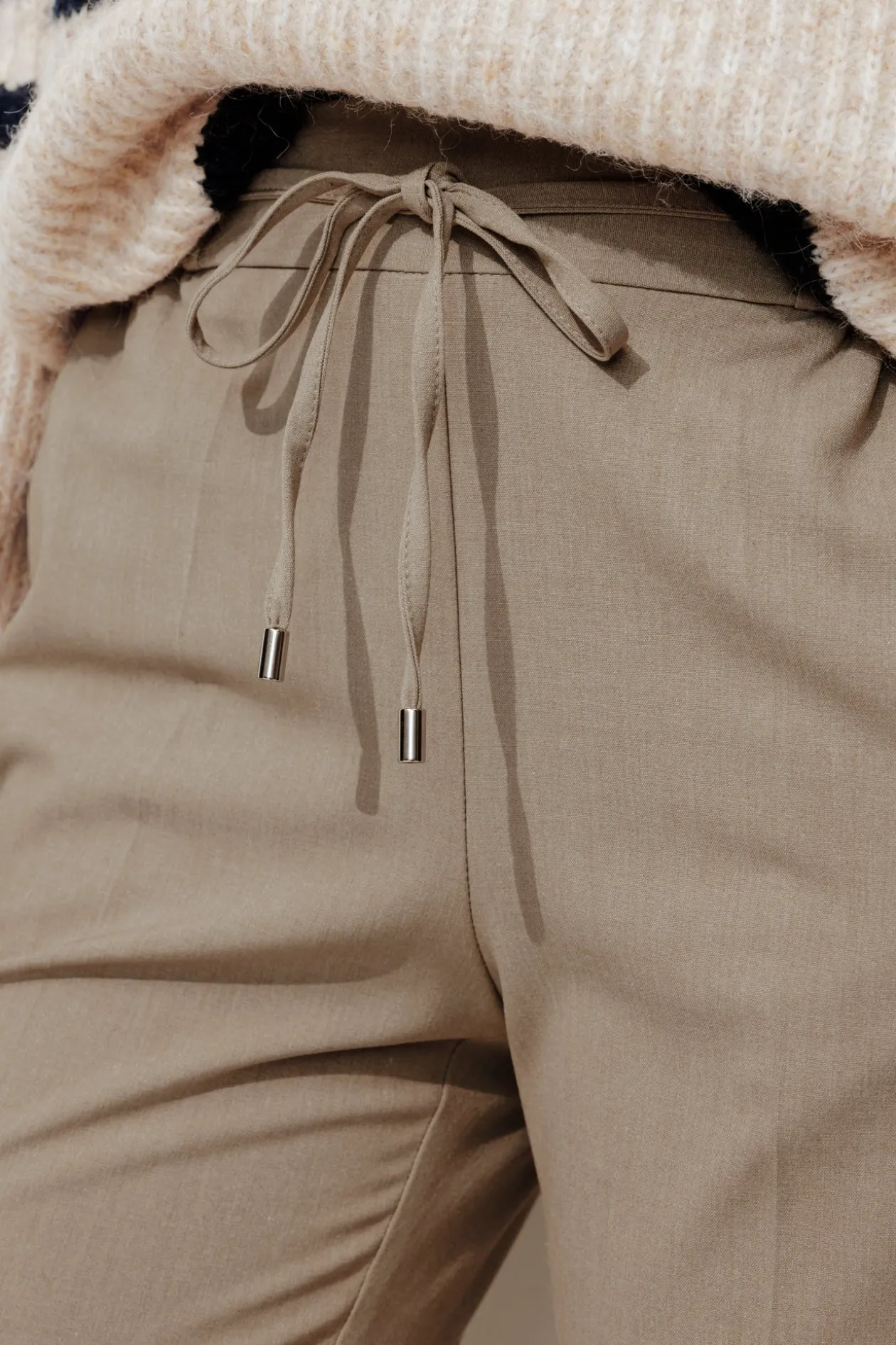 Promod Pantalon jogpant Femme - Ecru Outlet