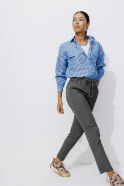 Promod Pantalon jogpant Femme - Gris foncé Grisfoncé Cheap