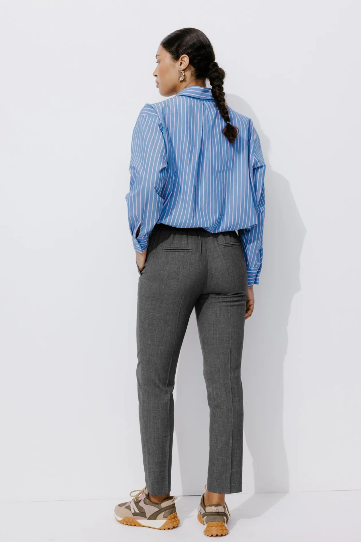 Promod Pantalon jogpant Femme - Gris foncé Grisfoncé Cheap