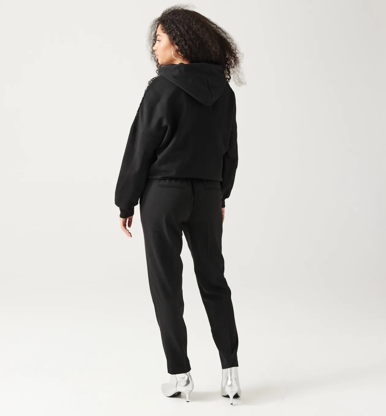 Promod Pantalon jogpant Femme - Noir Fashion