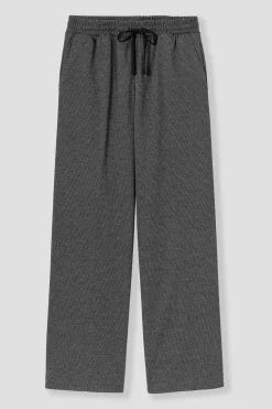 Promod Pantalon large à carreaux - Imprimé multicolore Imprimémulticolore Shop