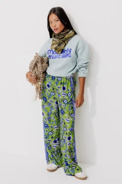 Promod Pantalon large éco-conçu Femme - Imprimé multicolore Imprimémulticolore Outlet