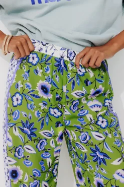 Promod Pantalon large éco-conçu Femme - Imprimé multicolore Imprimémulticolore Outlet