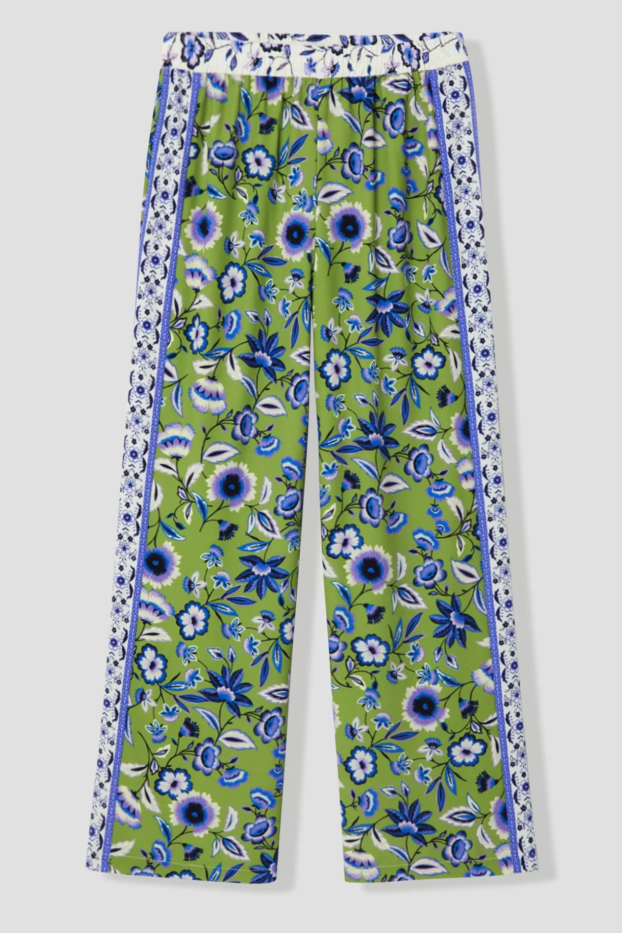 Promod Pantalon large éco-conçu Femme - Imprimé multicolore Imprimémulticolore Outlet