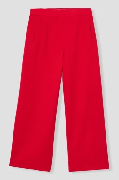 Promod Pantalon large et 7/8è - Rouge Cheap