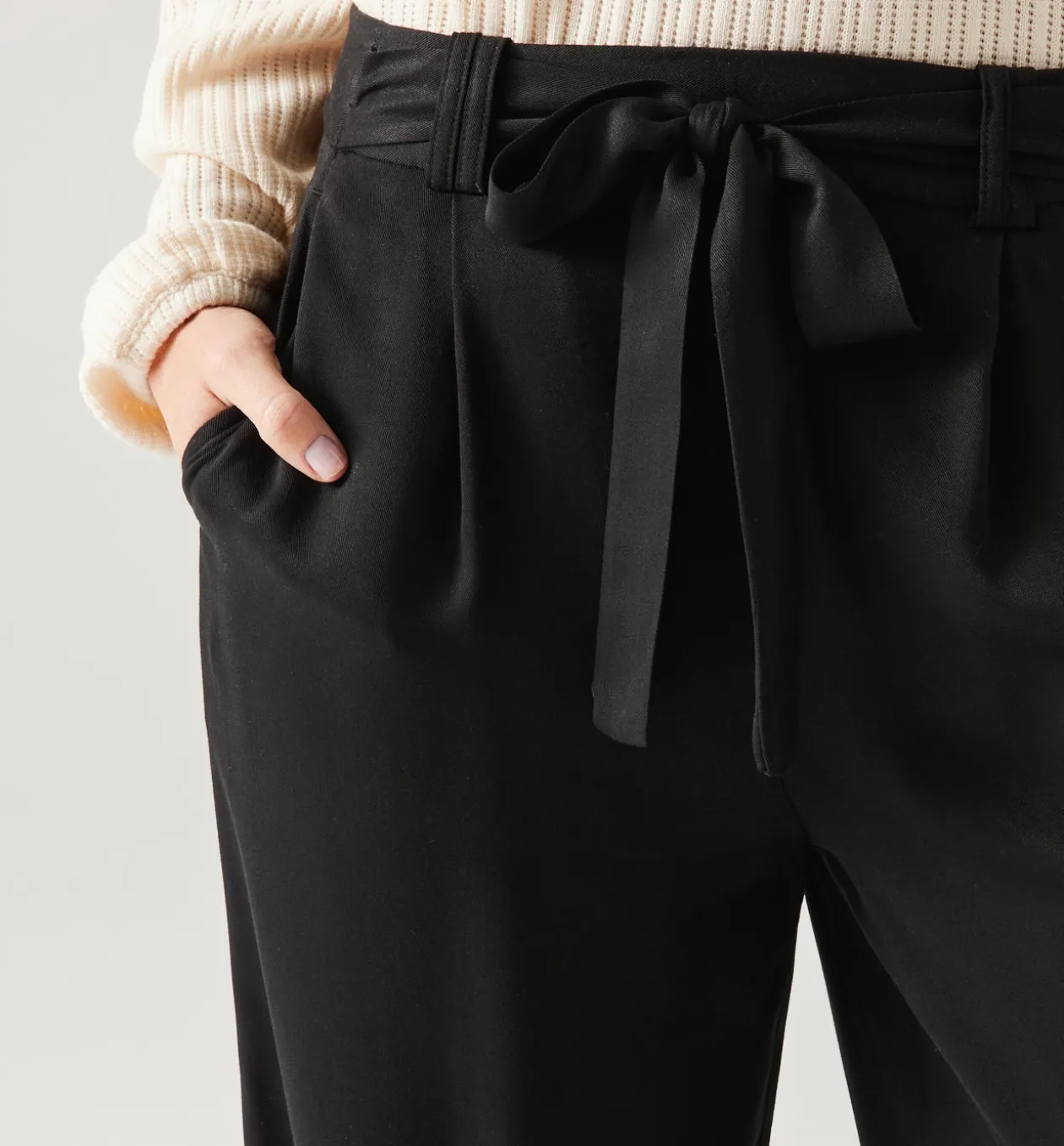 Promod Pantalon large et fluide Femme - Noir Best Sale