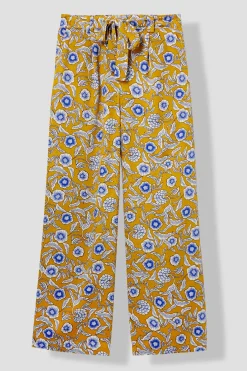 Promod Pantalon large et fluide Femme - Imprimé ocre Impriméocre Flash Sale