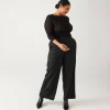 Promod Pantalon large Femme - Noir Best Sale