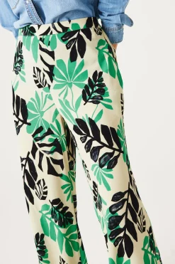 Promod Pantalon large imprimé Femme - Imprimé écru Impriméécru Store