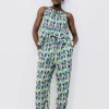 Promod Pantalon motif ikat Femme - Imprimé multicolore Imprimémulticolore Hot