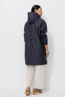 Promod Parka déperlante unie Femme - Marine Best Sale