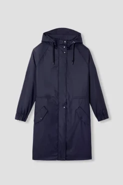 Promod Parka déperlante unie Femme - Marine Best Sale