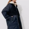 Promod Parka matelassée et moumoute - Marine Online