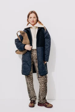 Promod Parka matelassée et moumoute - Marine Online