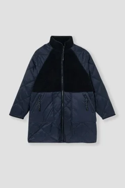 Promod Parka matelassée et moumoute - Marine Online