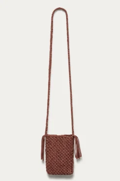 Promod Pochette en macramé Femme - Rose Online
