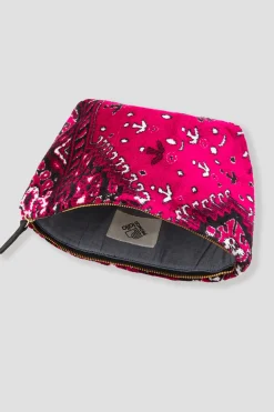 Promod Pochette en velours LALLA - Rose fuchsia Rosefuchsia Flash Sale