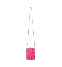 Promod Pochette façon raphia Femme - Rose New