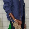 Promod Pochette léopard en cuir - Imprimé camel Imprimécamel Cheap