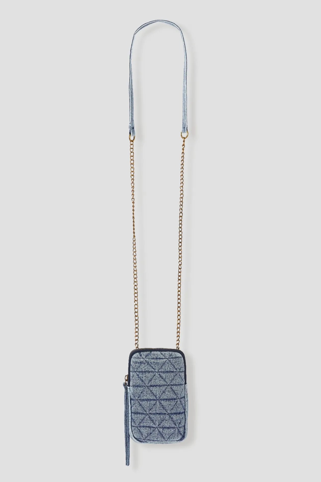 Promod Pochette smartphone en jean - Bleu Best Sale