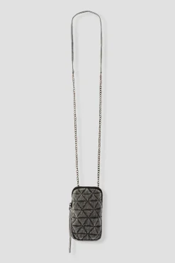 Promod Pochette smartphone en jean - Gris Fashion
