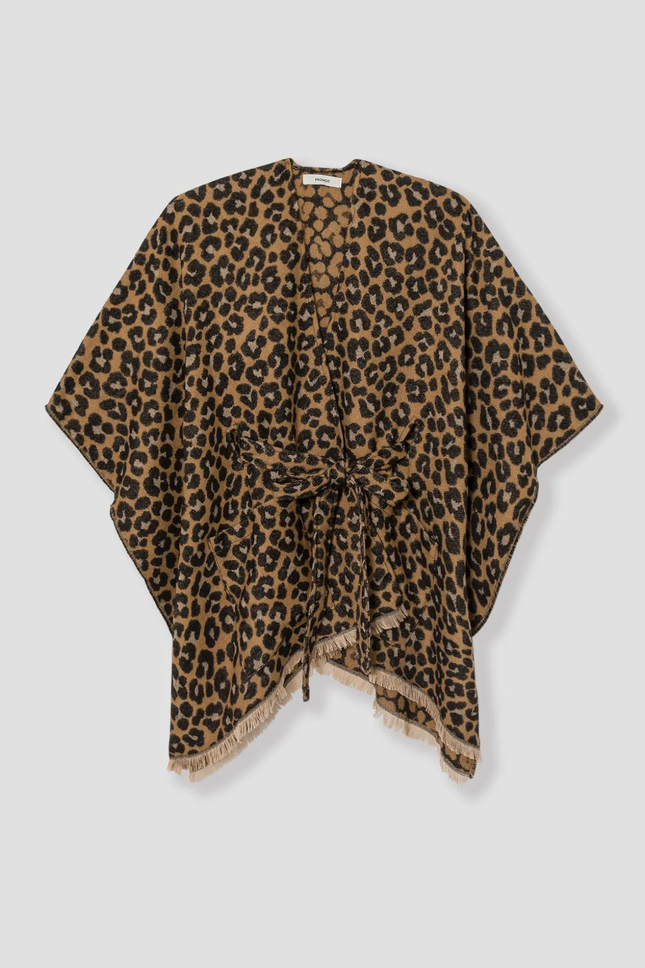 Promod Poncho oversize léopard Femme - Imprimé camel Imprimécamel Clearance