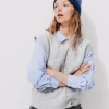 Promod Pull à effet superposé Femme - Gris clair Grisclair New
