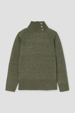 Promod Pull col montant Femme - Kaki Online