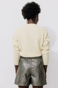 Promod Pull col rond Femme - Ecru Best Sale