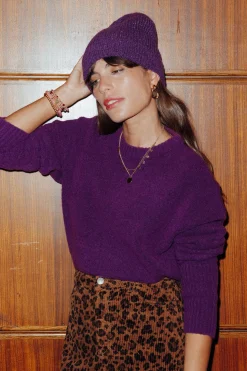 Promod Pull col rond Femme - Violet Sale
